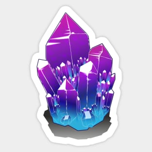 Crystal Cluster Sticker